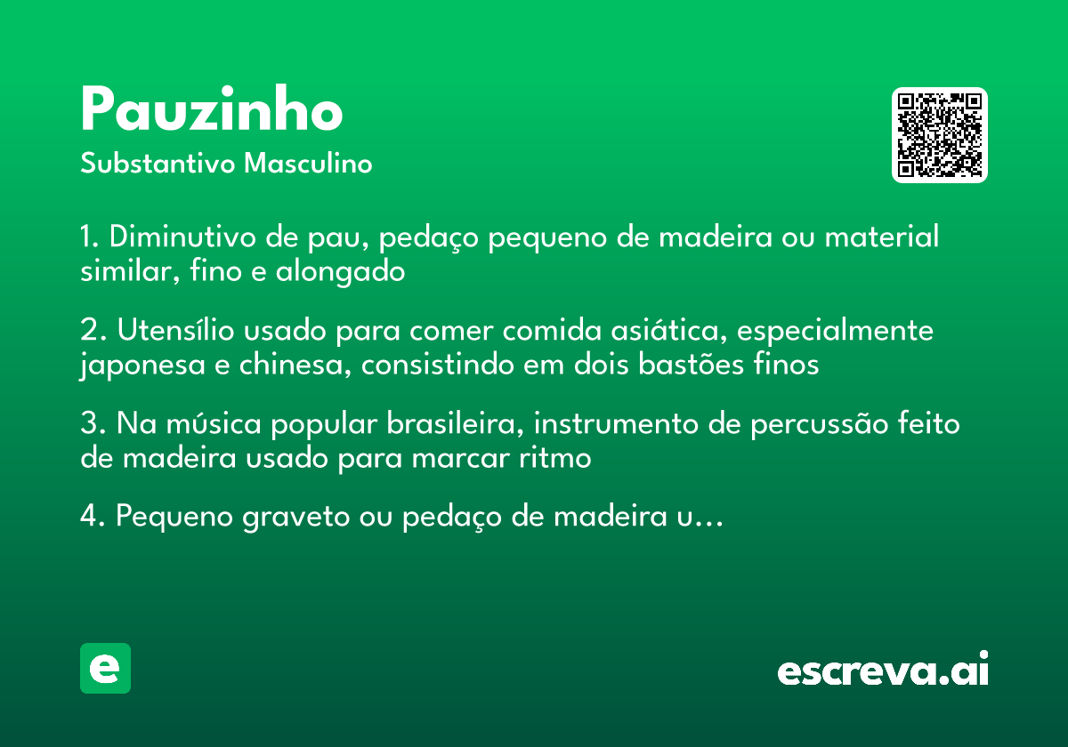 pauzinho