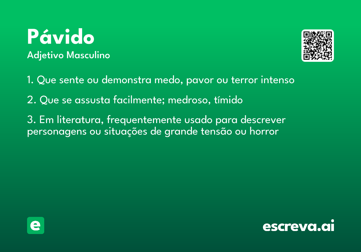 pávido