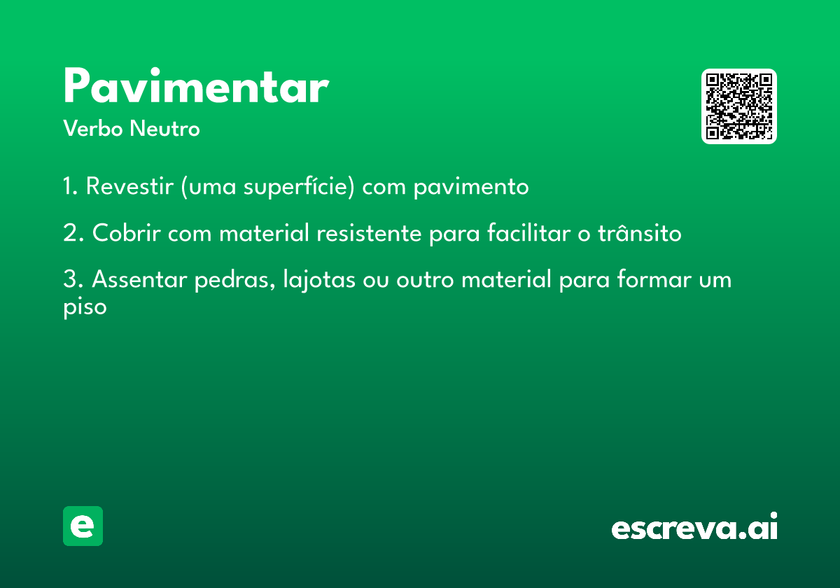 pavimentar
