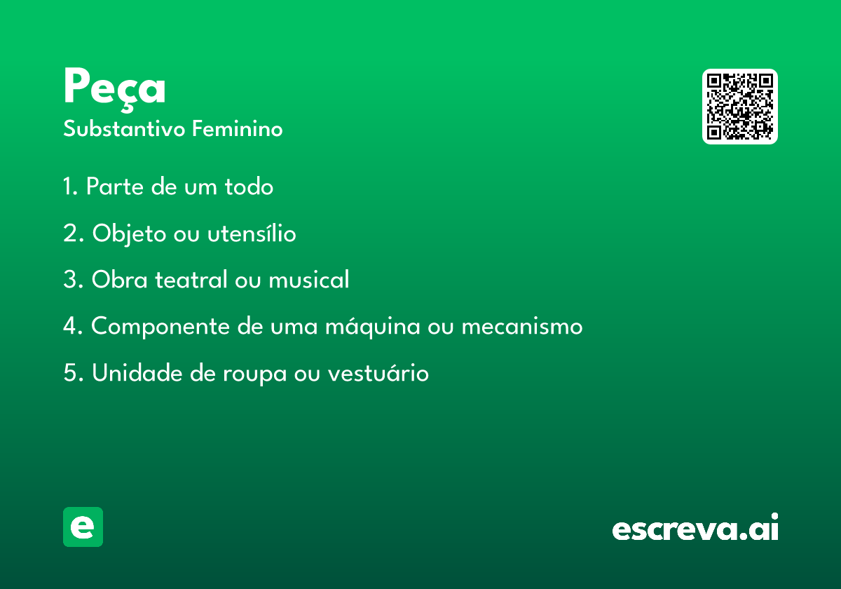 peça