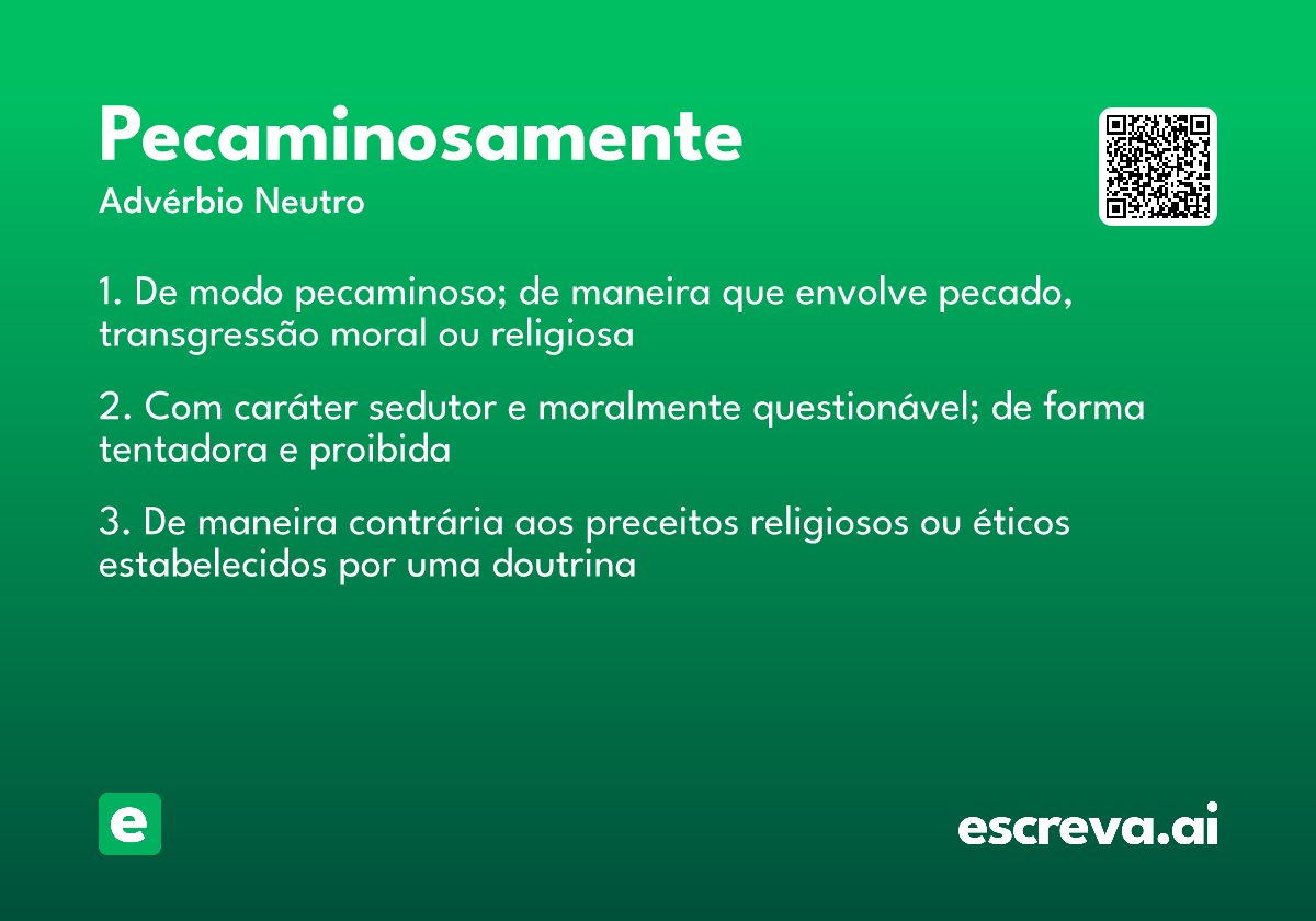 pecaminosamente