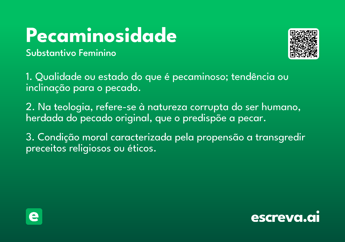 pecaminosidade