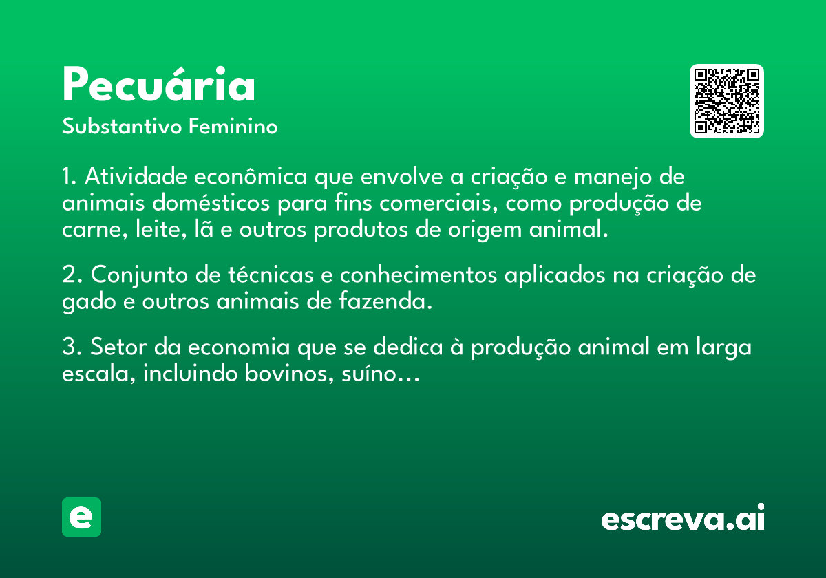 pecuária