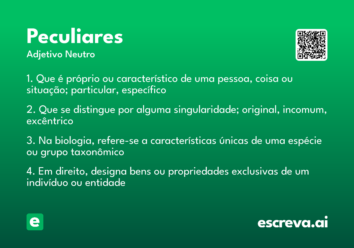 peculiares