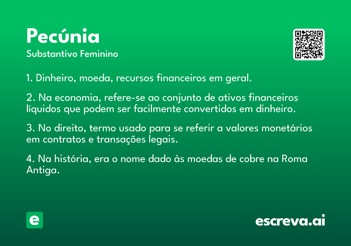 pecúnia