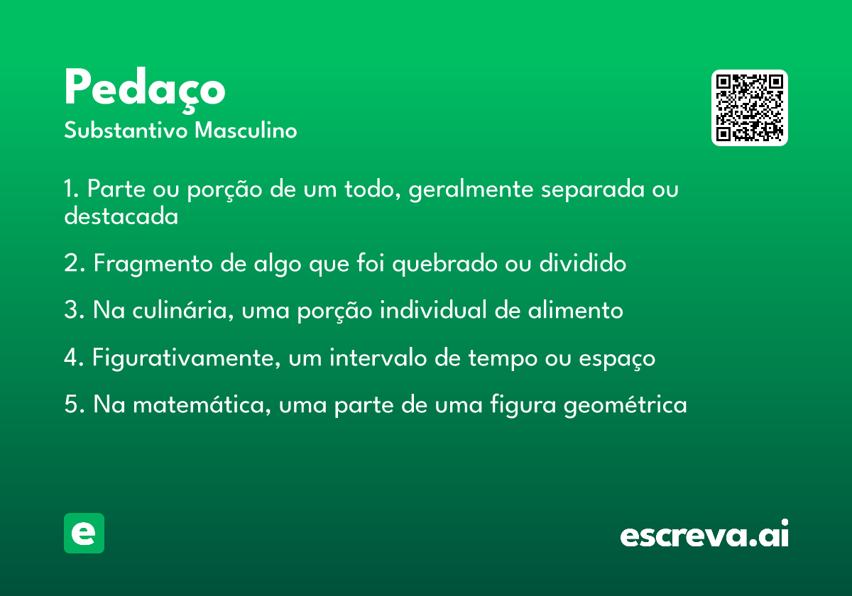 pedaço