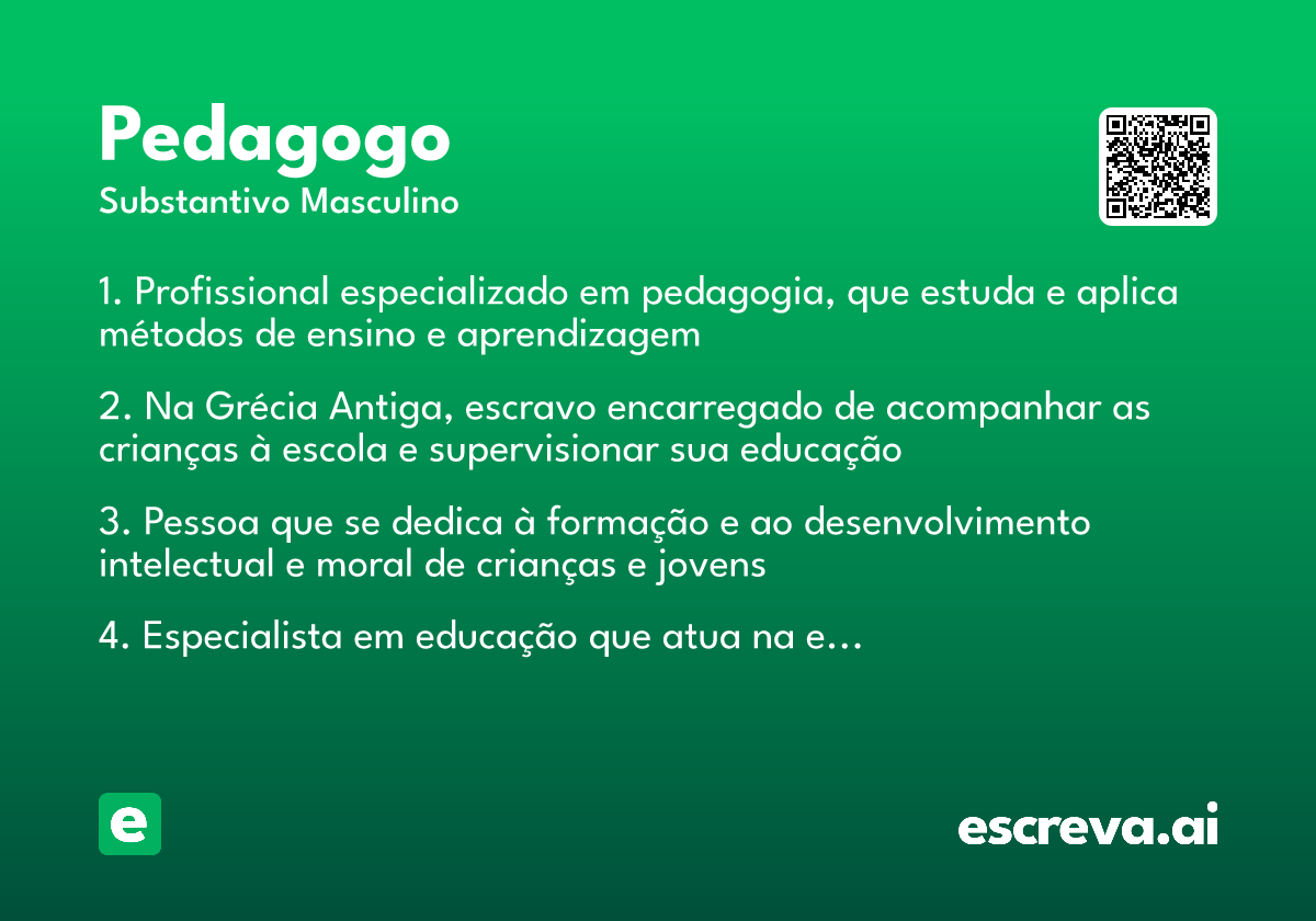 pedagogo