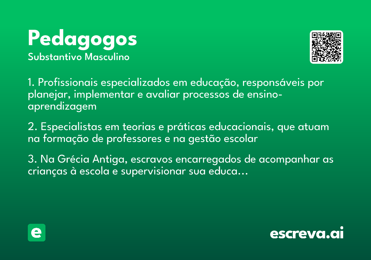 pedagogos