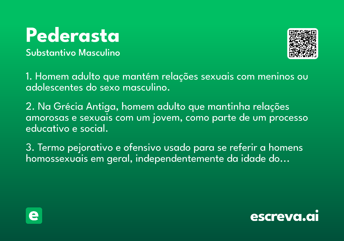 pederasta