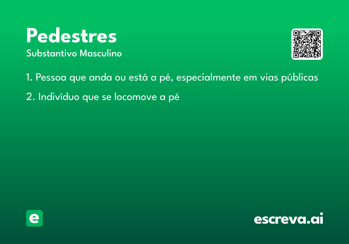 pedestres