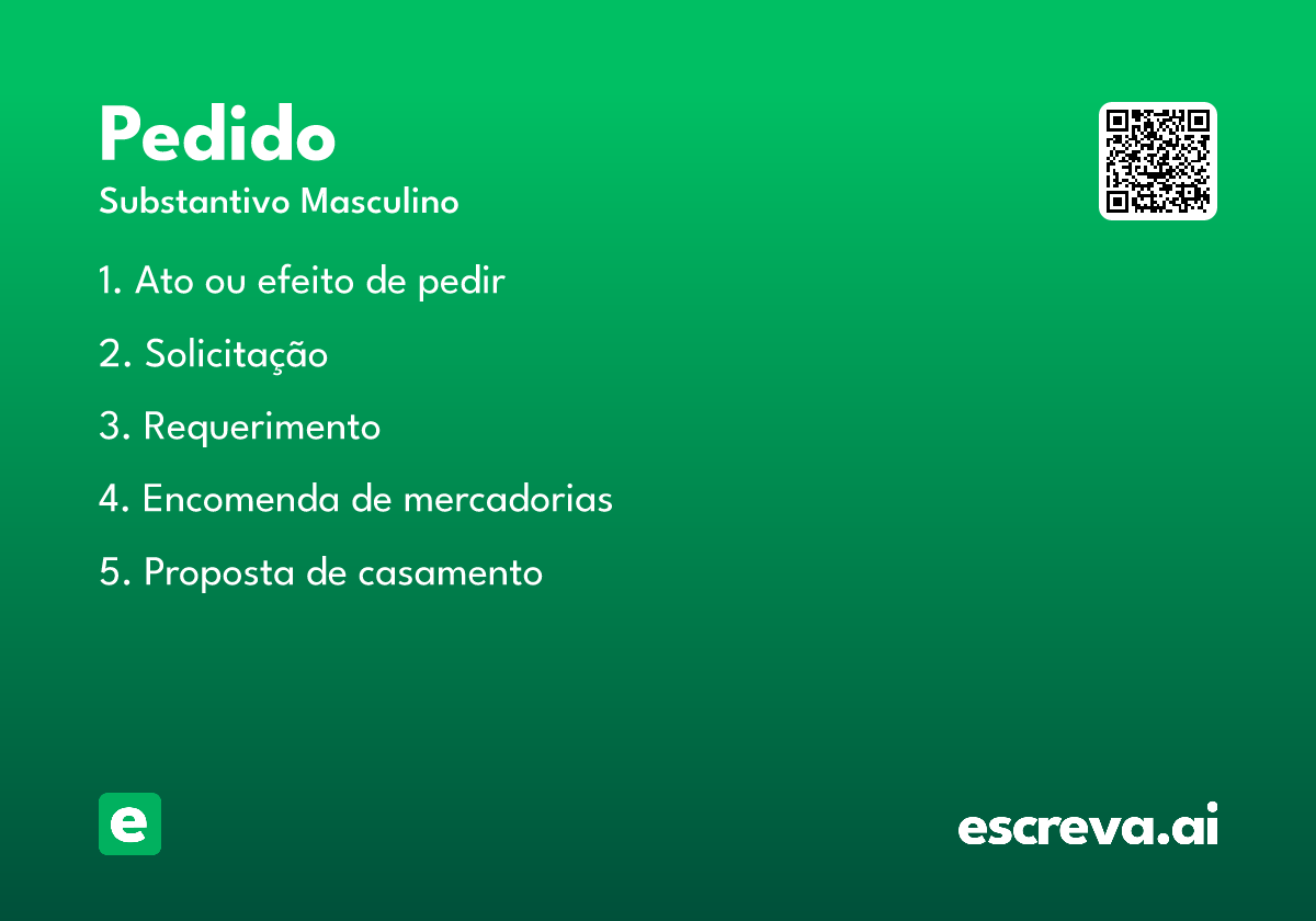 pedido