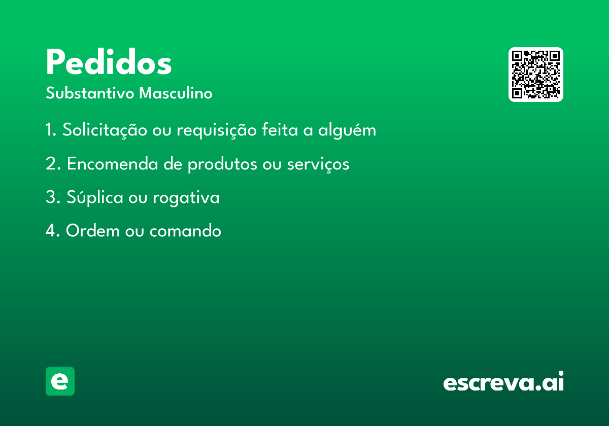 pedidos