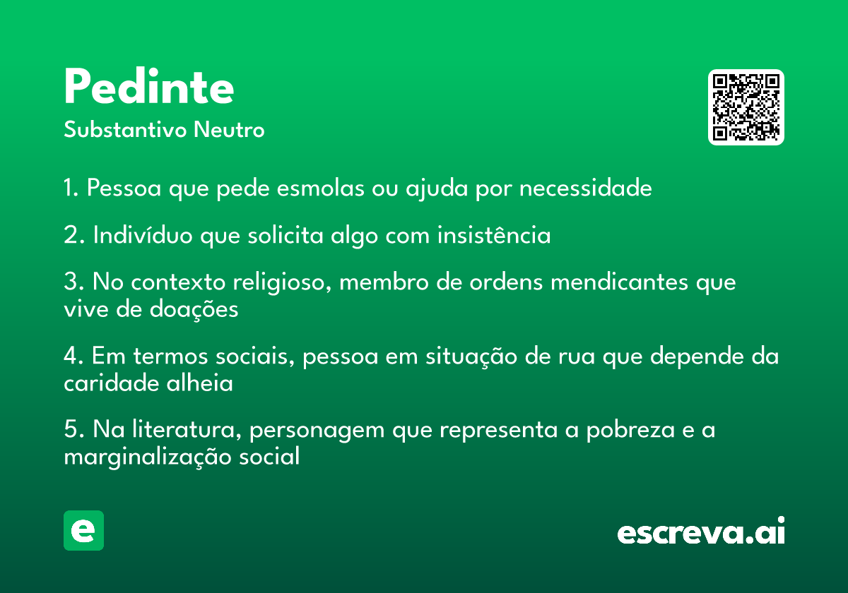 pedinte