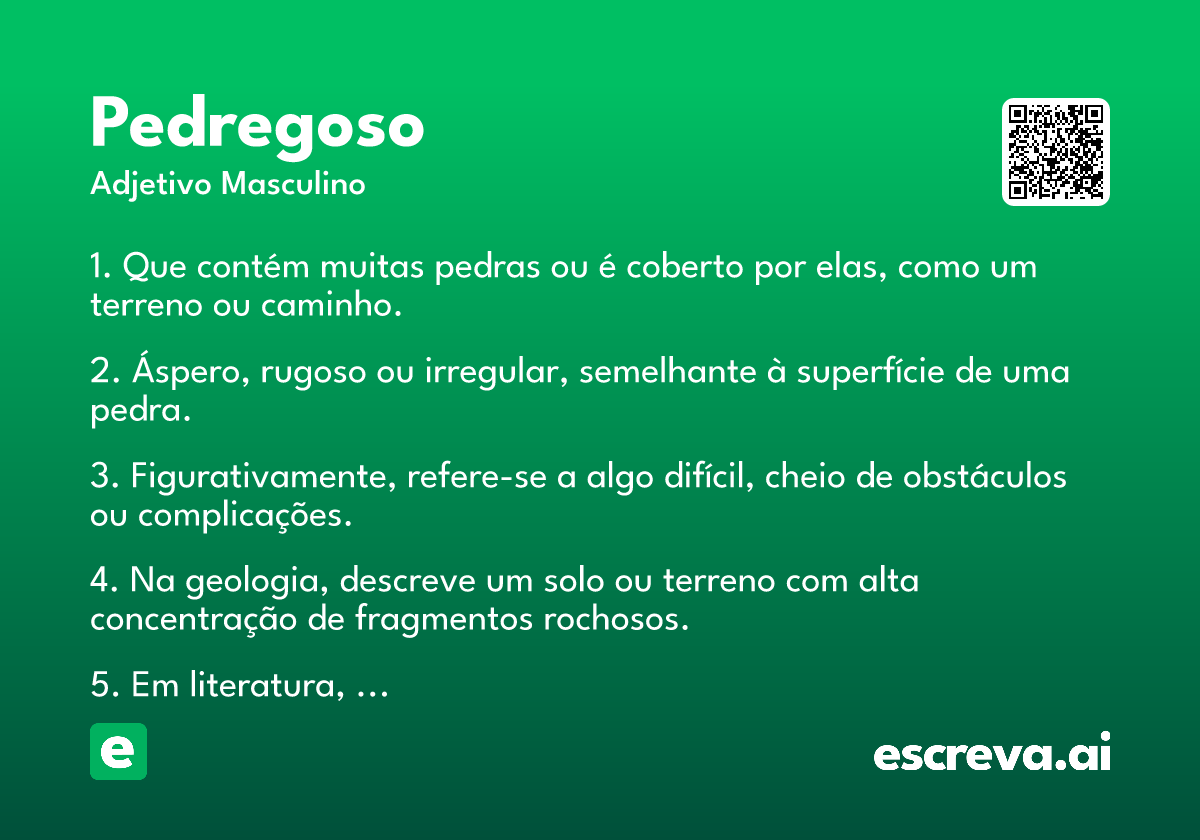 pedregoso