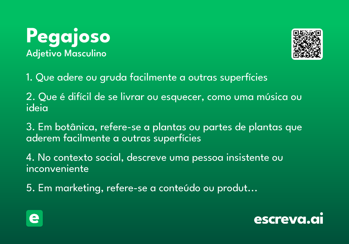pegajoso