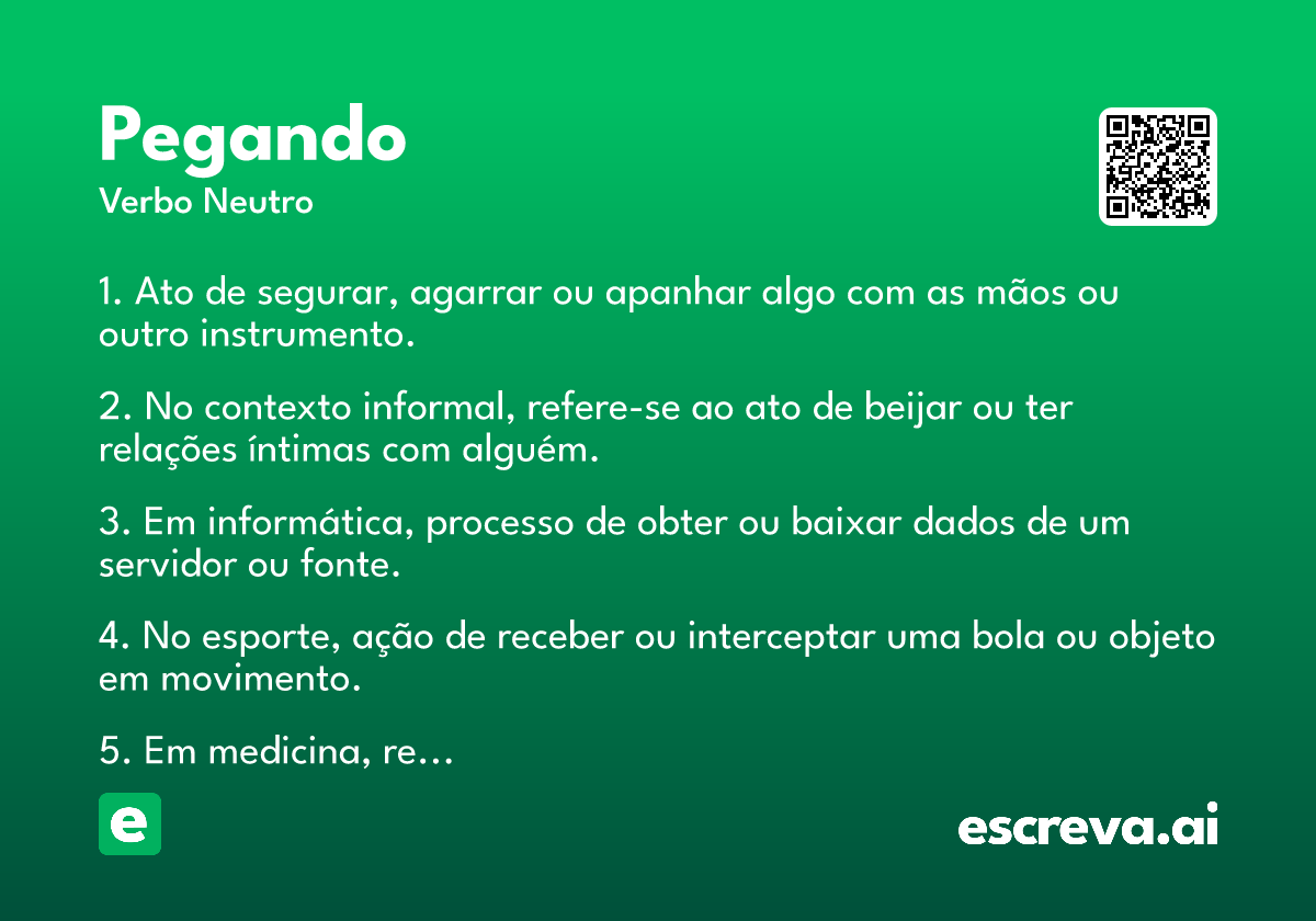 pegando
