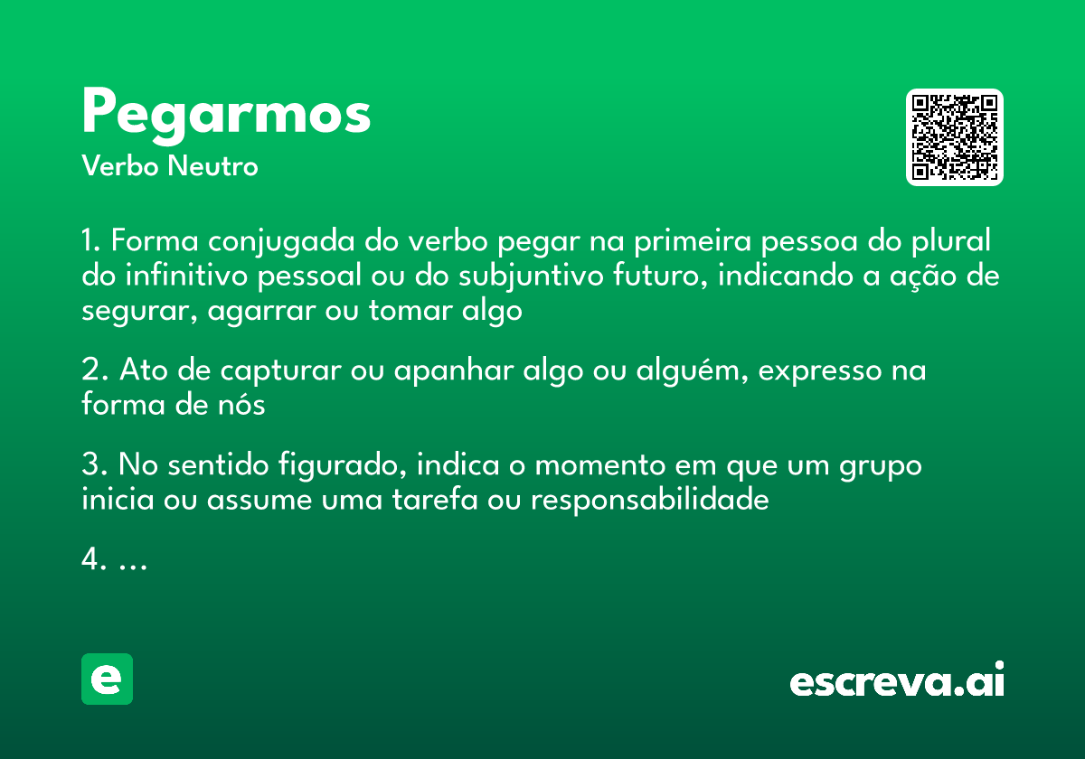 pegarmos