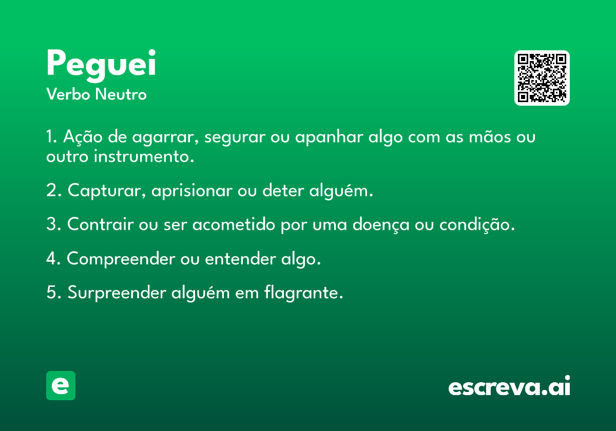peguei