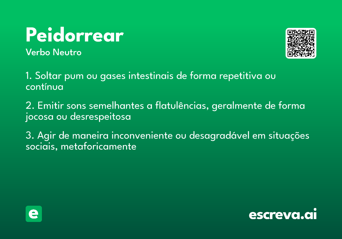 peidorrear