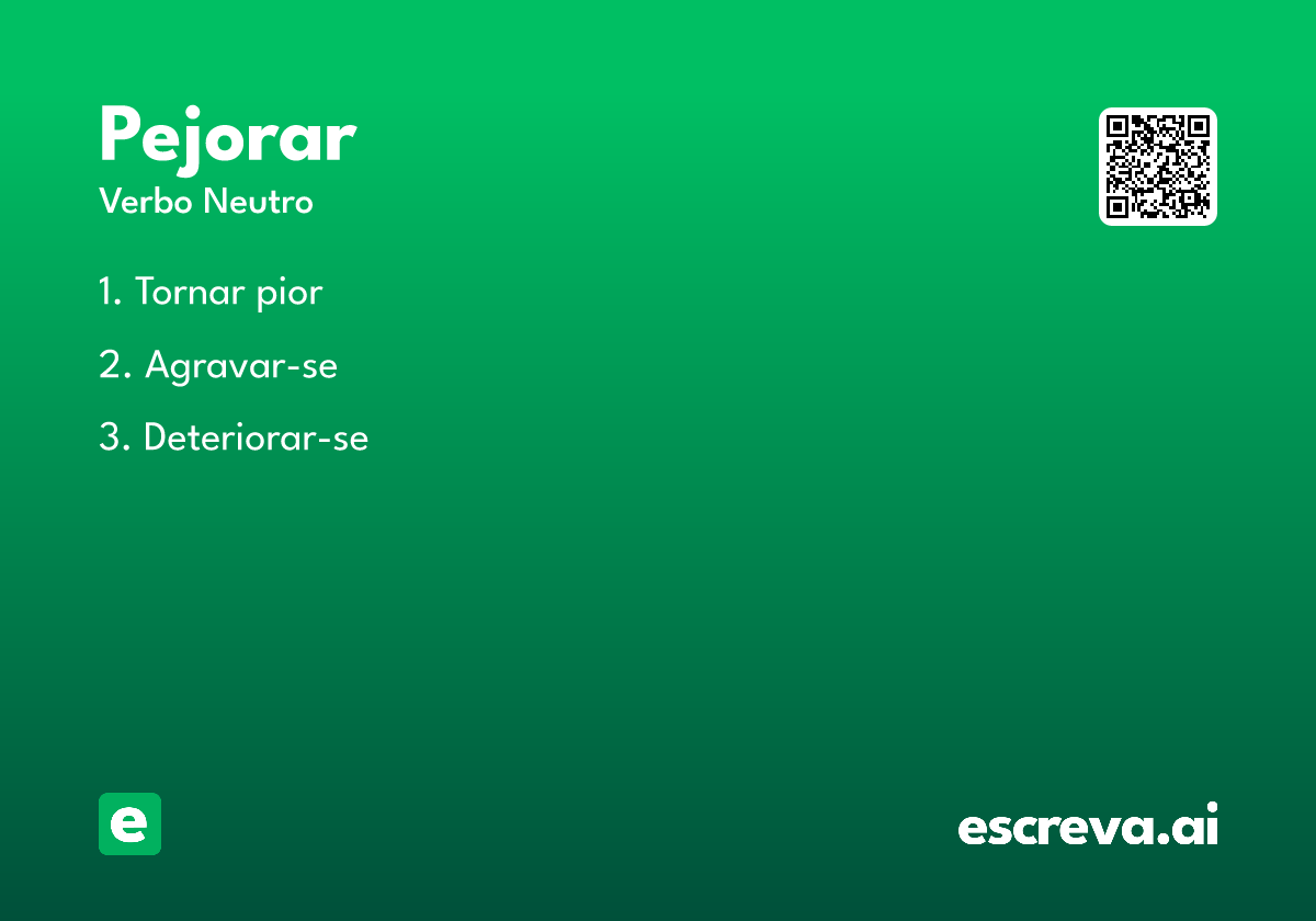 pejorar