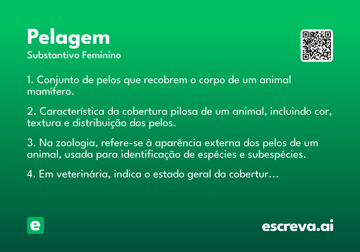 pelagem