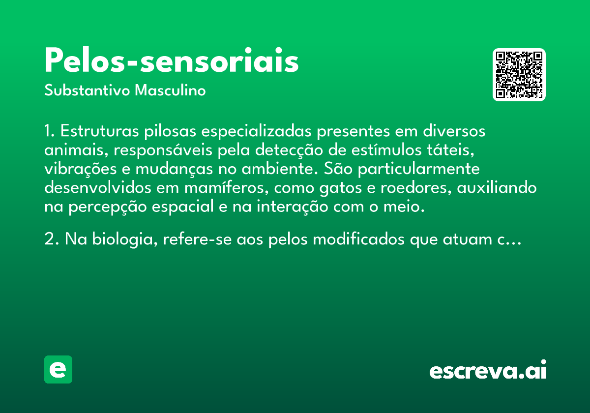 pelos-sensoriais