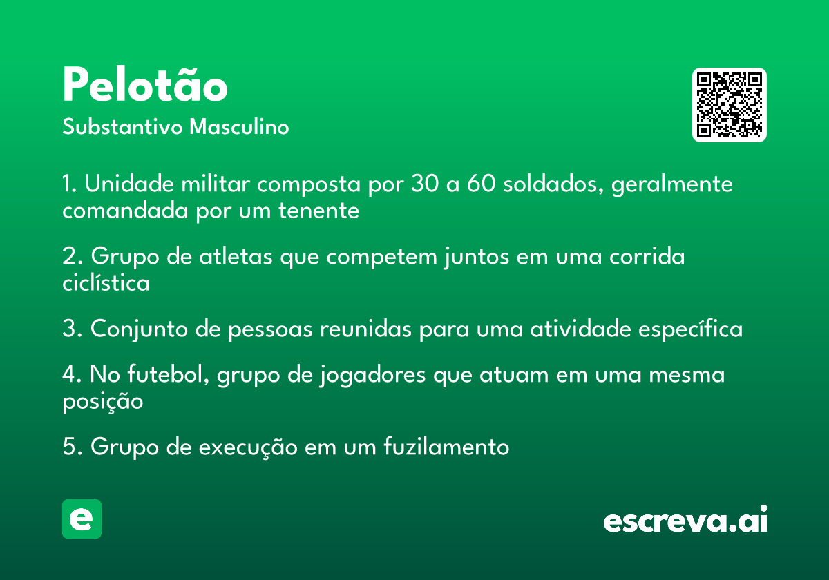 pelotão
