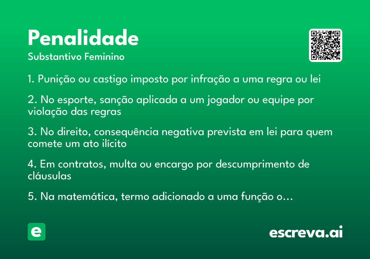 penalidade