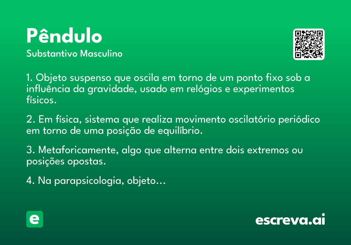 pêndulo
