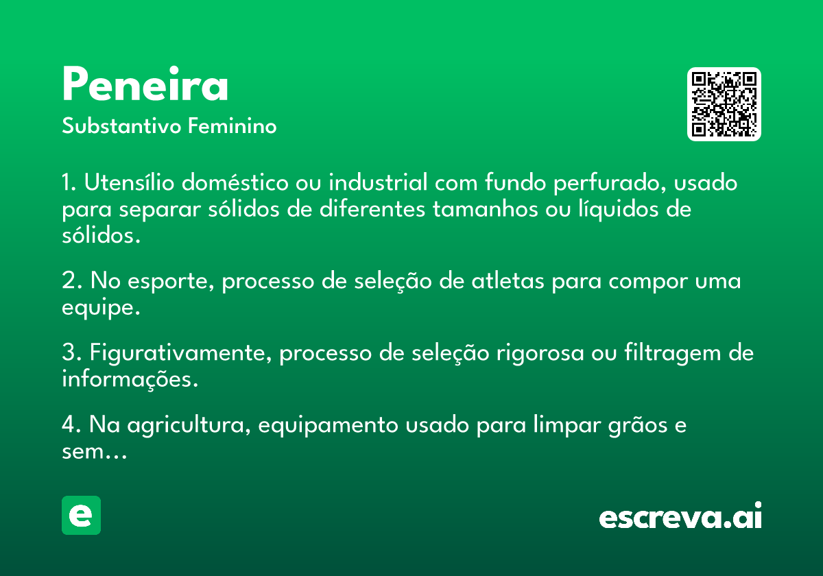 peneira