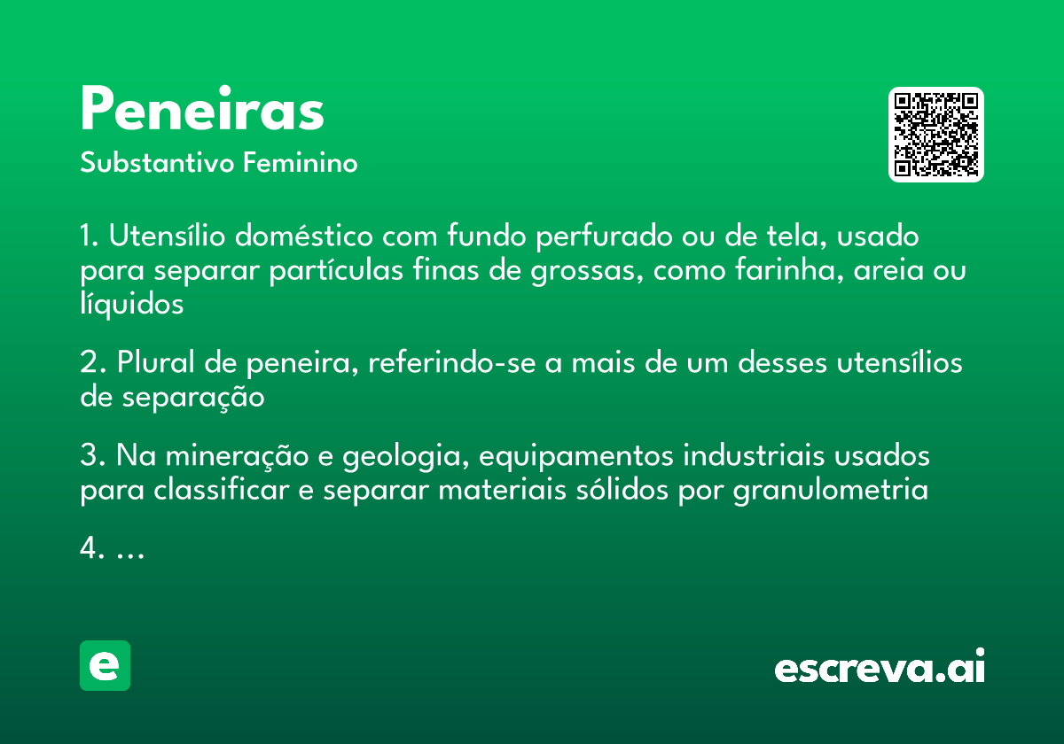 peneiras