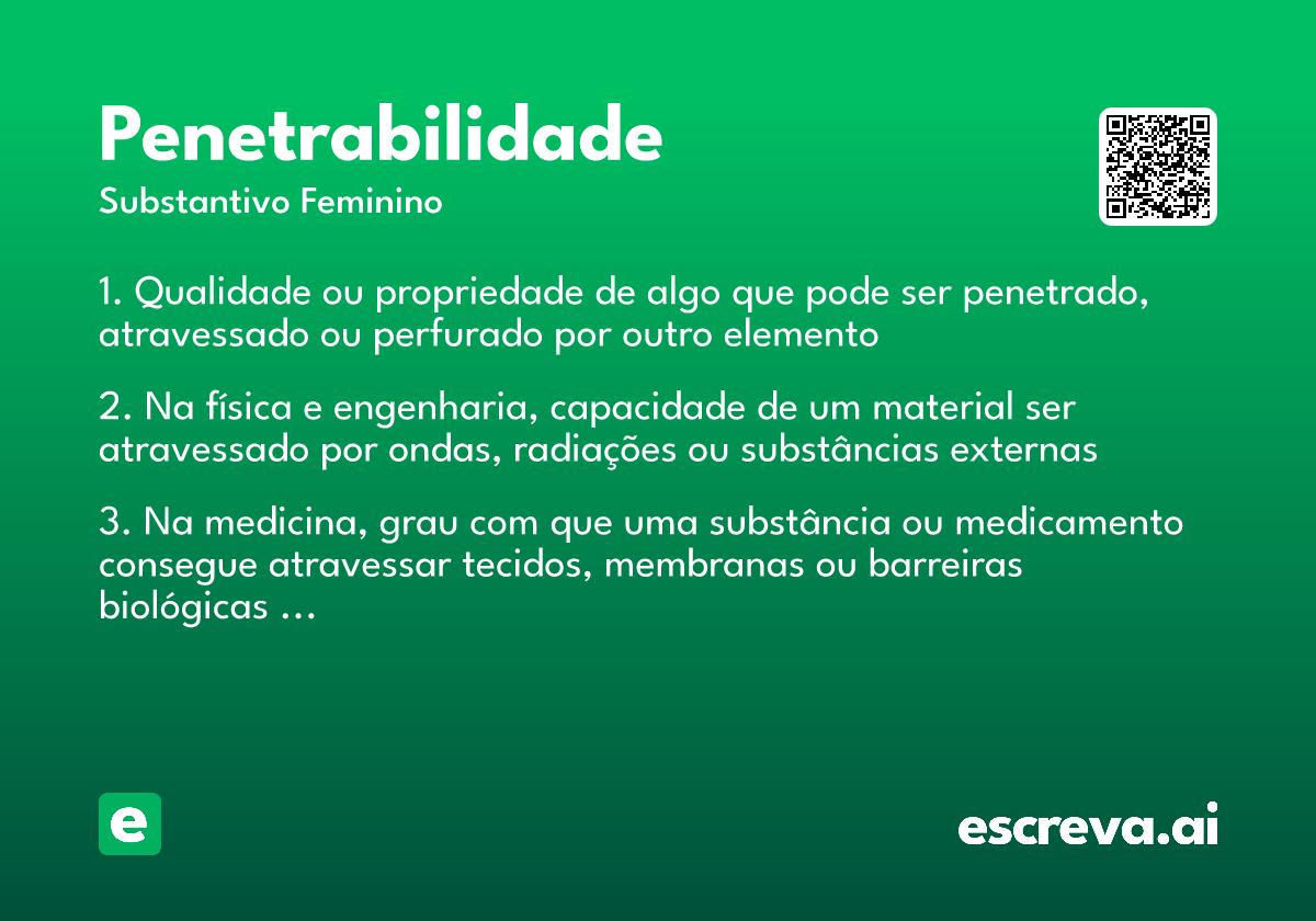penetrabilidade