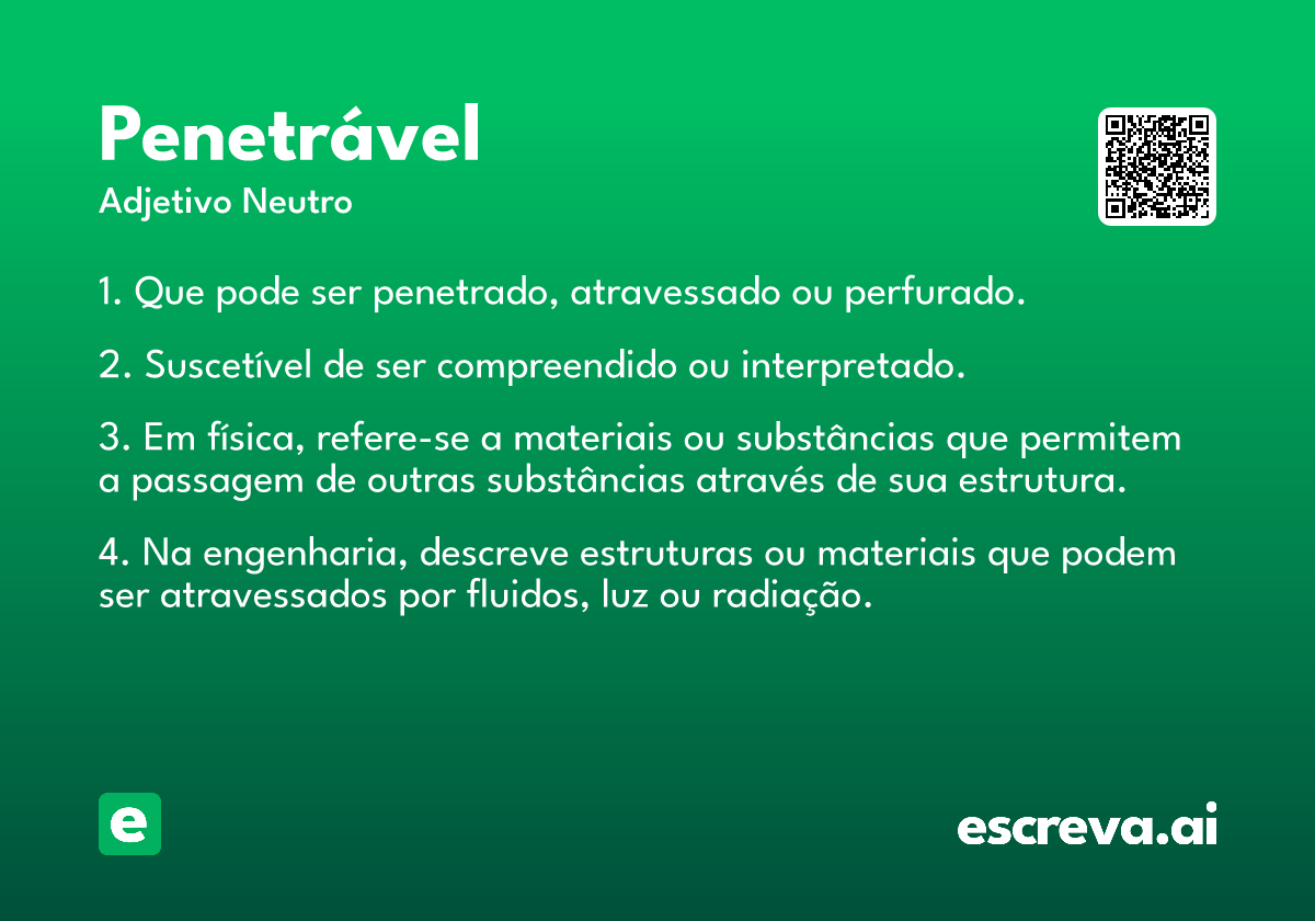 penetrável