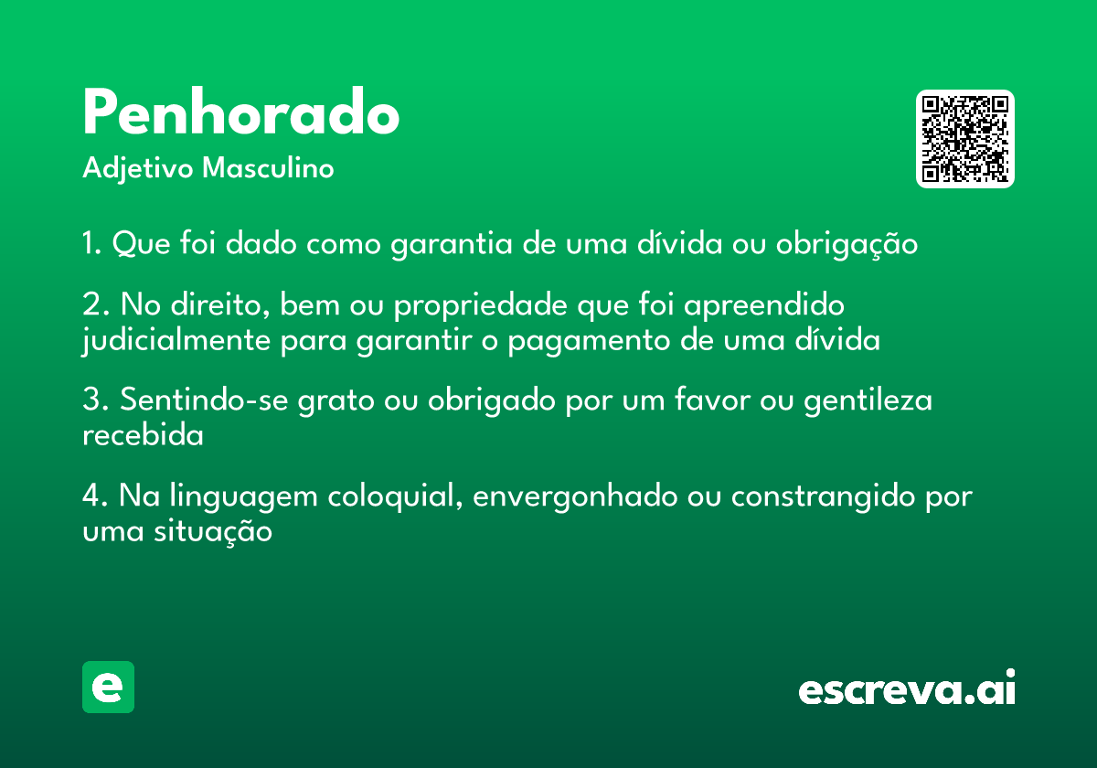 penhorado