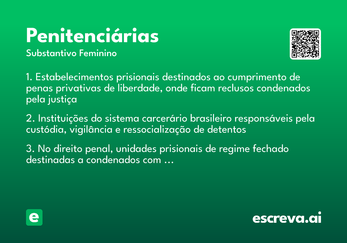 penitenciárias