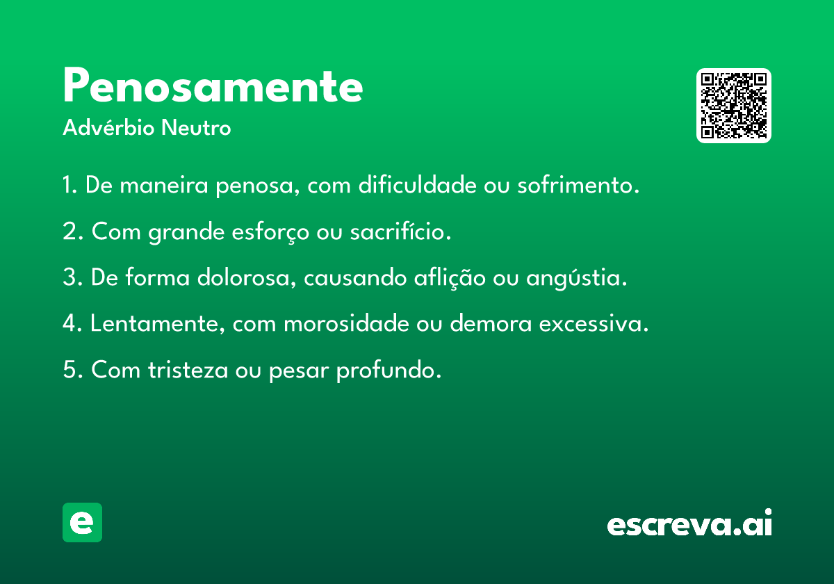 penosamente