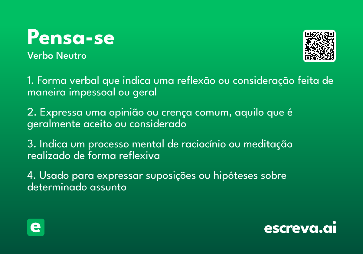 pensa-se