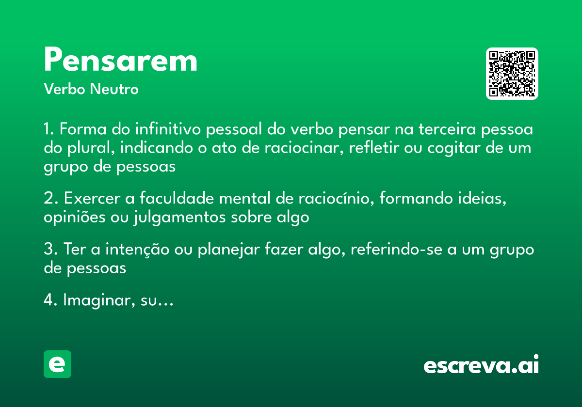 pensarem