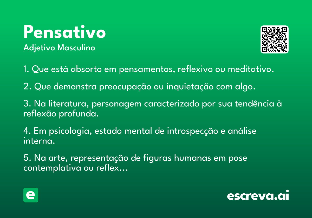 pensativo