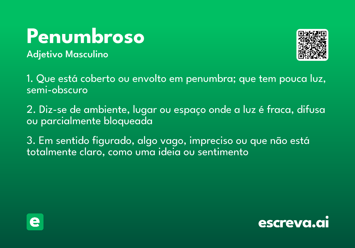 penumbroso