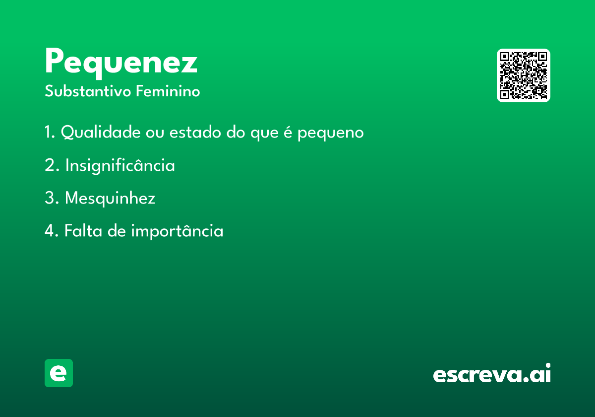 pequenez