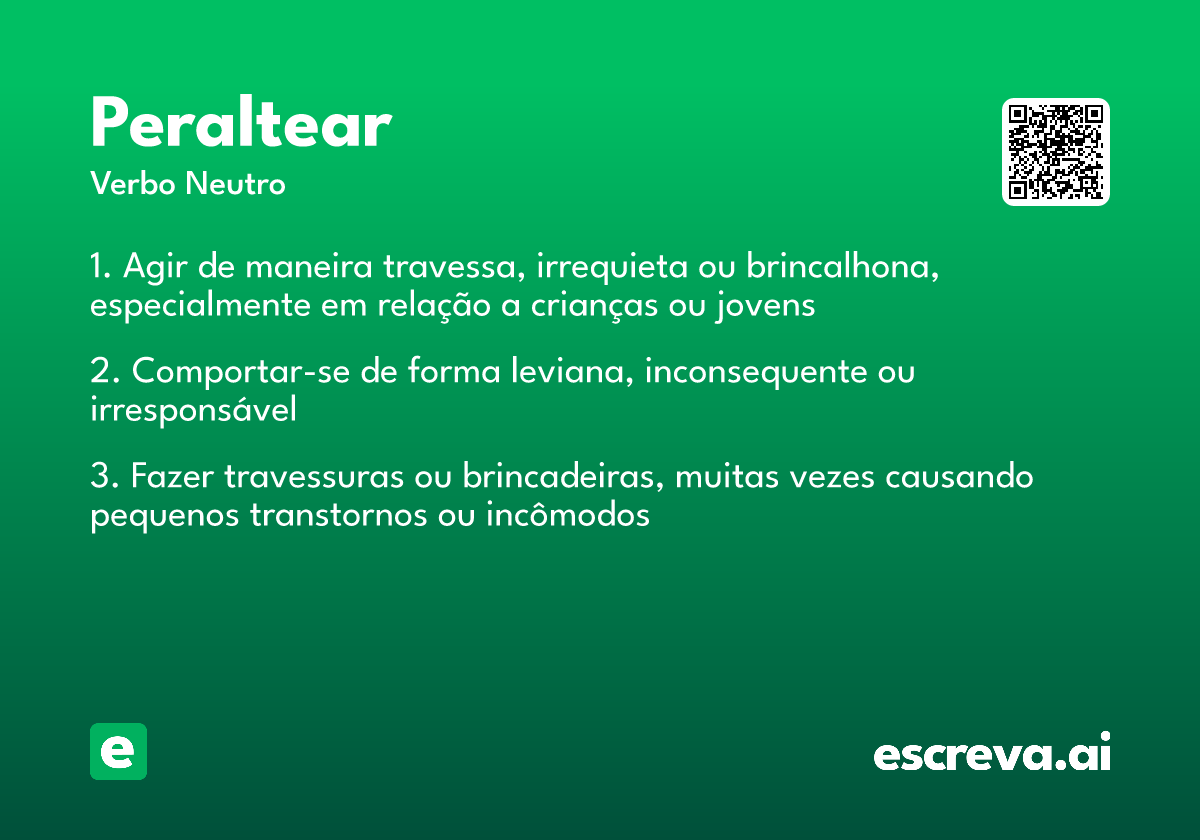 peraltear