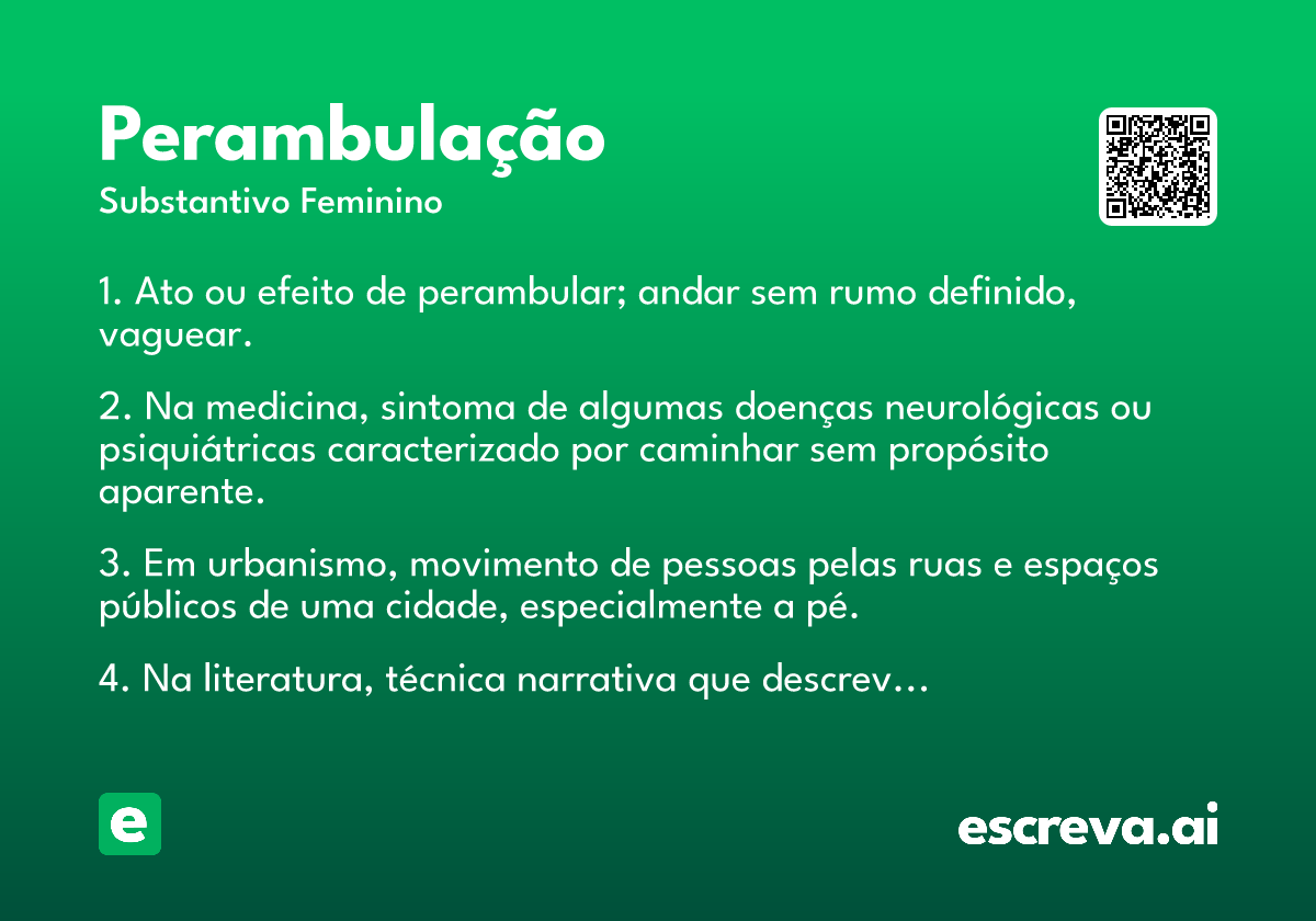 perambulação