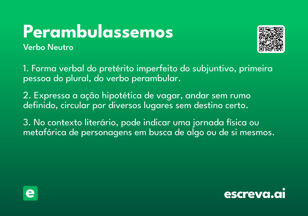 perambulassemos