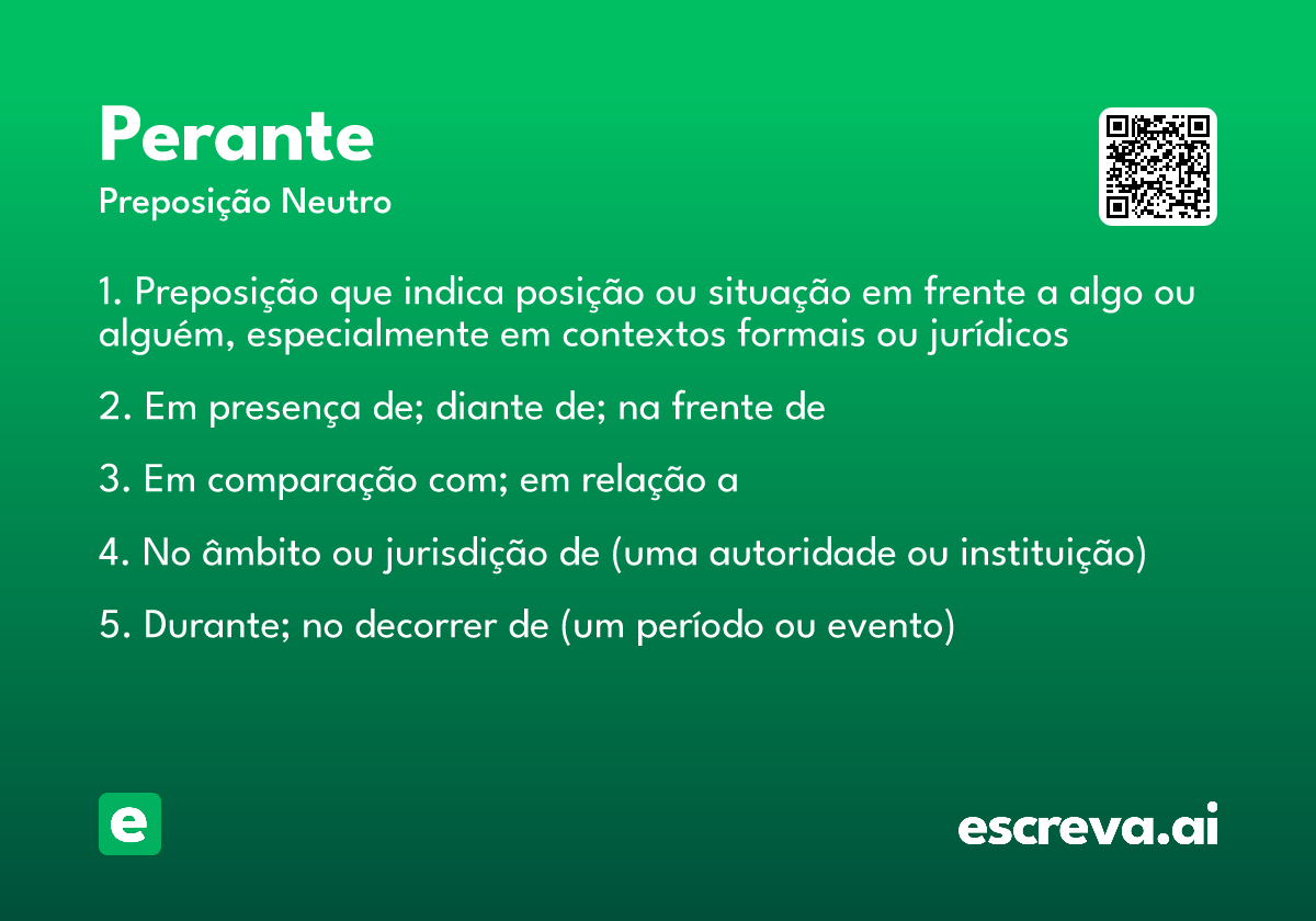 perante