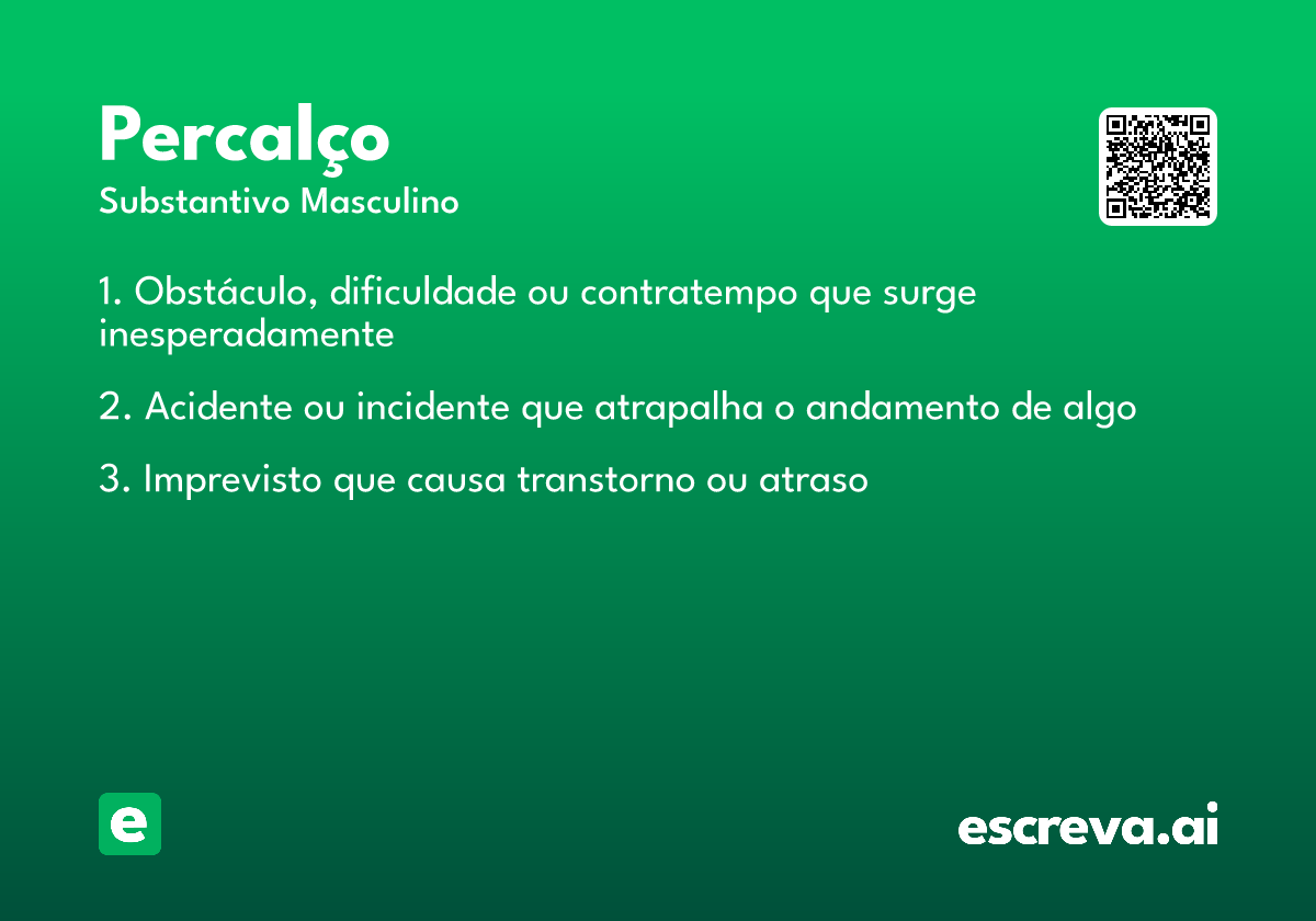 percalço