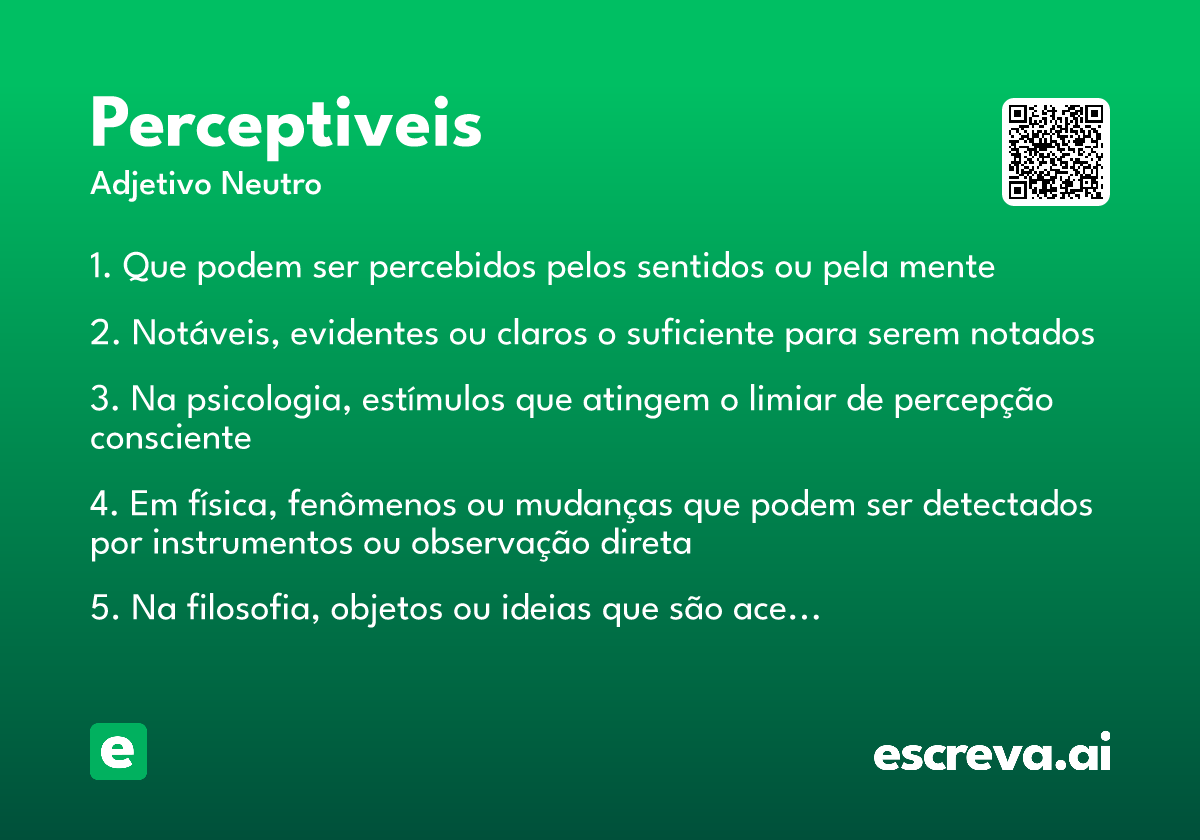 perceptiveis
