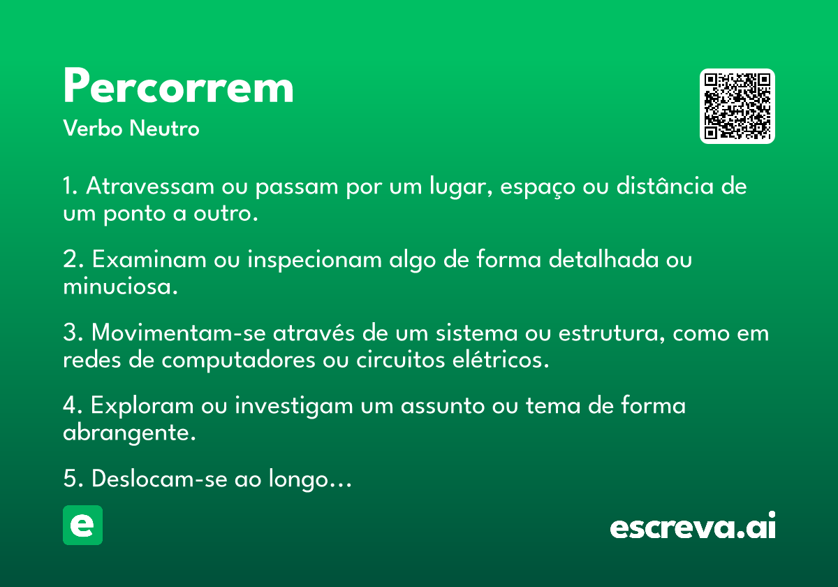 percorrem