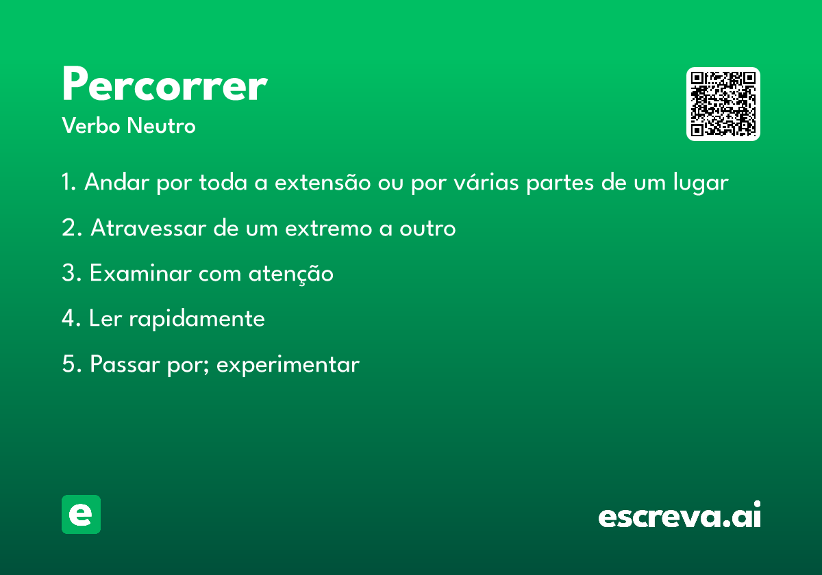 percorrer