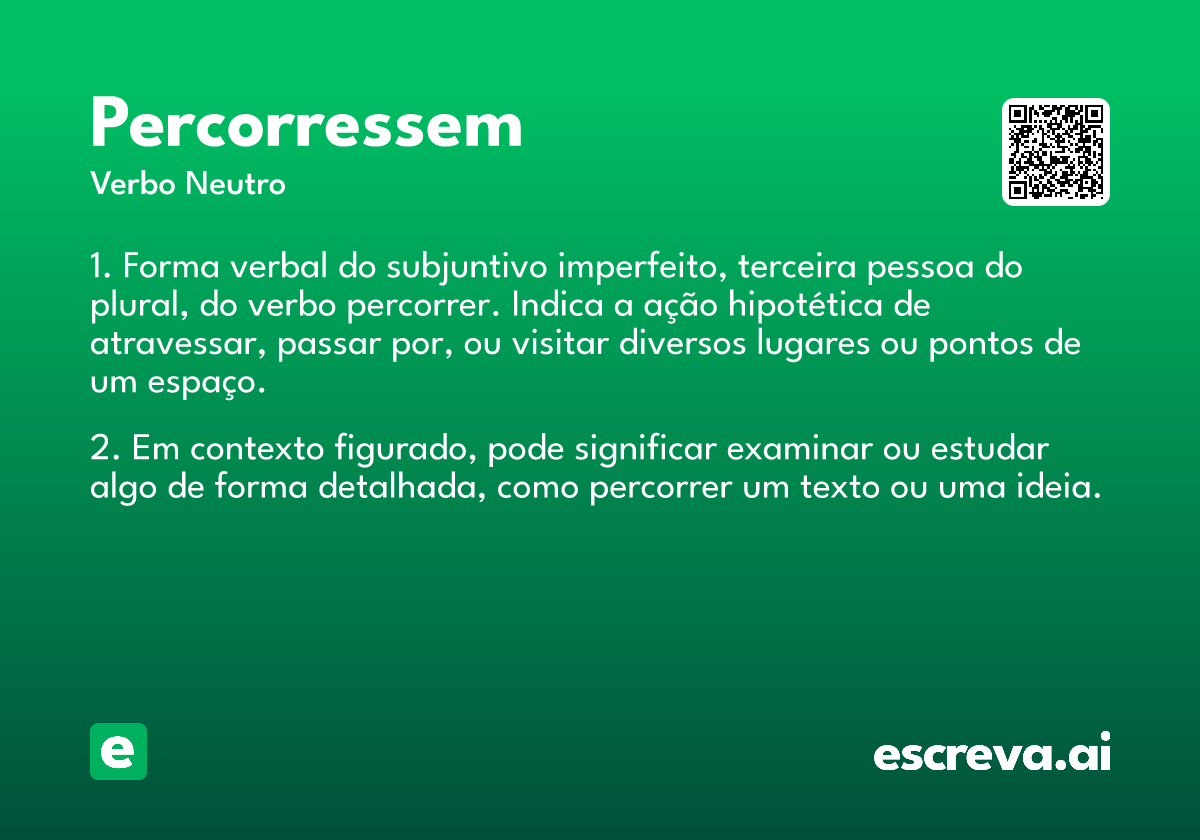 percorressem